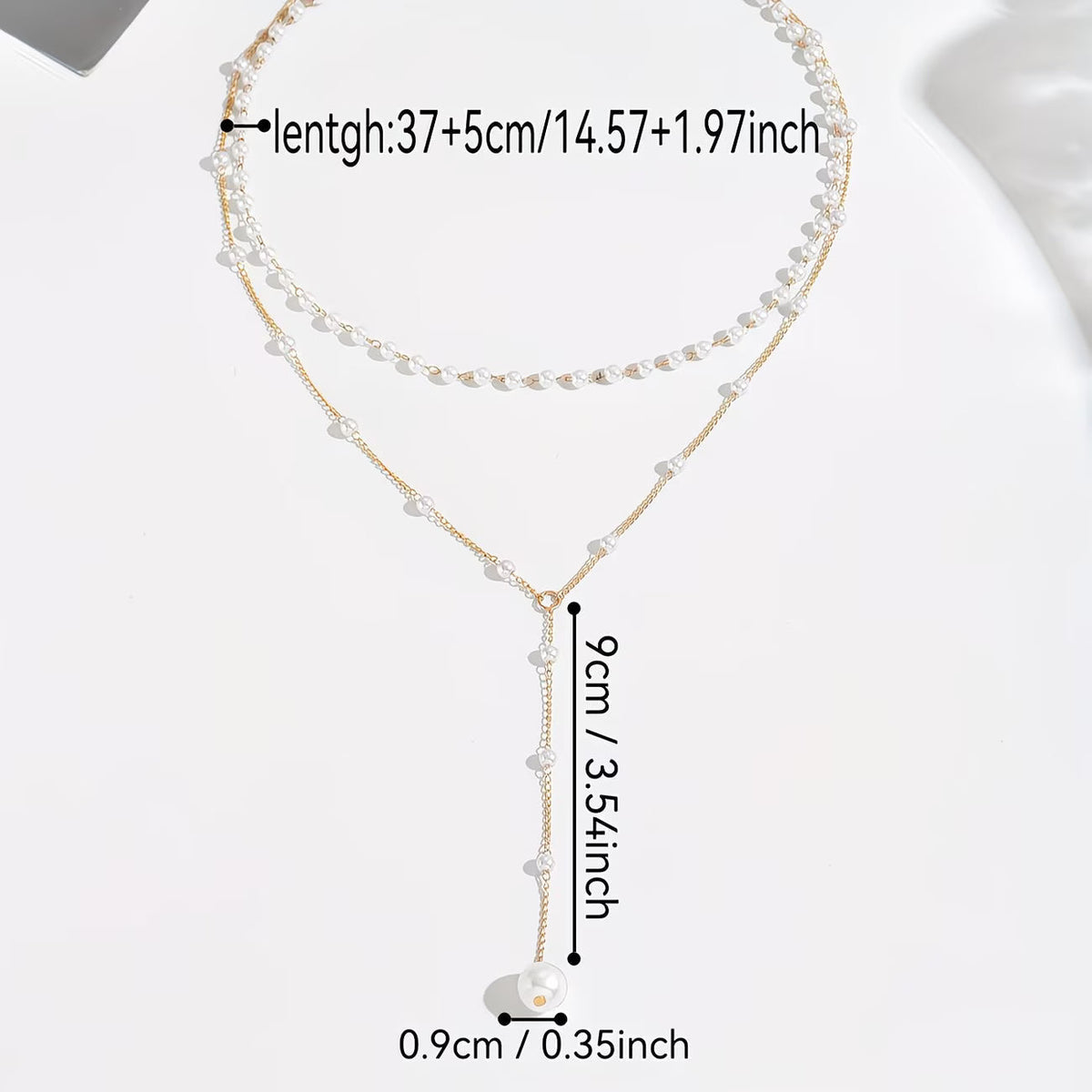 Collar con Perlas Graduadas