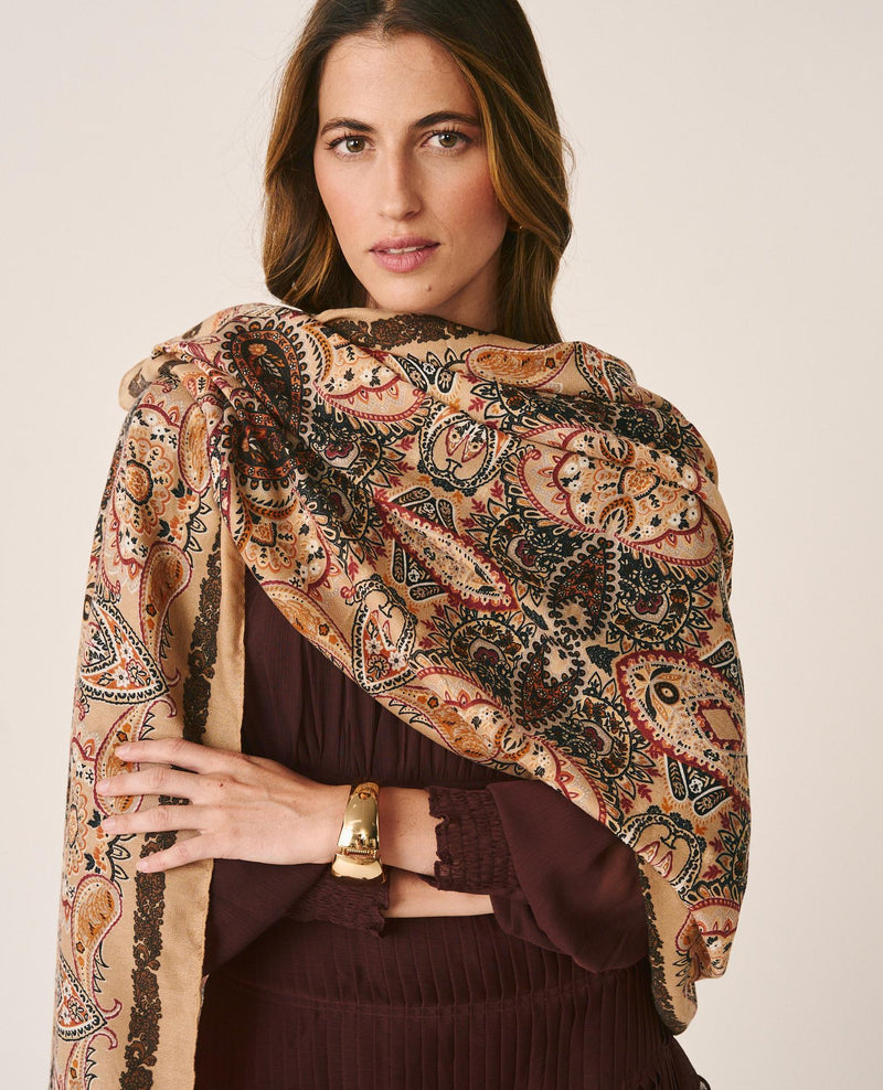 BUFANDA RECTANGULAR ESTAMPADA