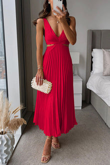 Helen | Vestido Largo Elegante en Rojo