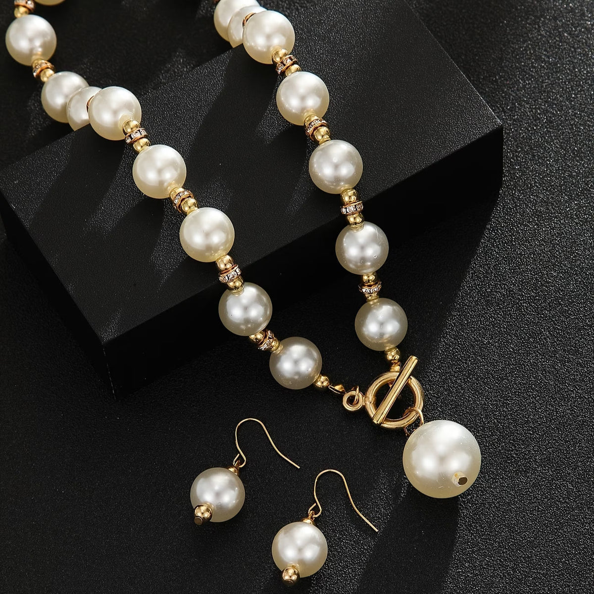 Set de Collares de Perlas Chunky