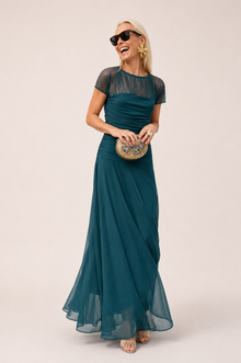 Lauren™ | Vestido de Gasa en Verde