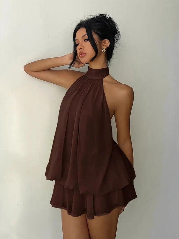 Plume | Mini Vestido Ligero y Vaporoso con Superposiciones