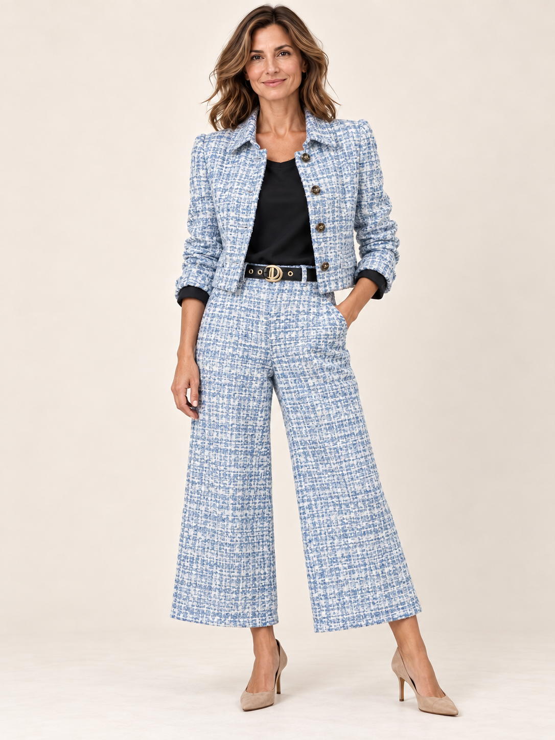 VALENTINA | Conjunto de tweed para los días más fríos