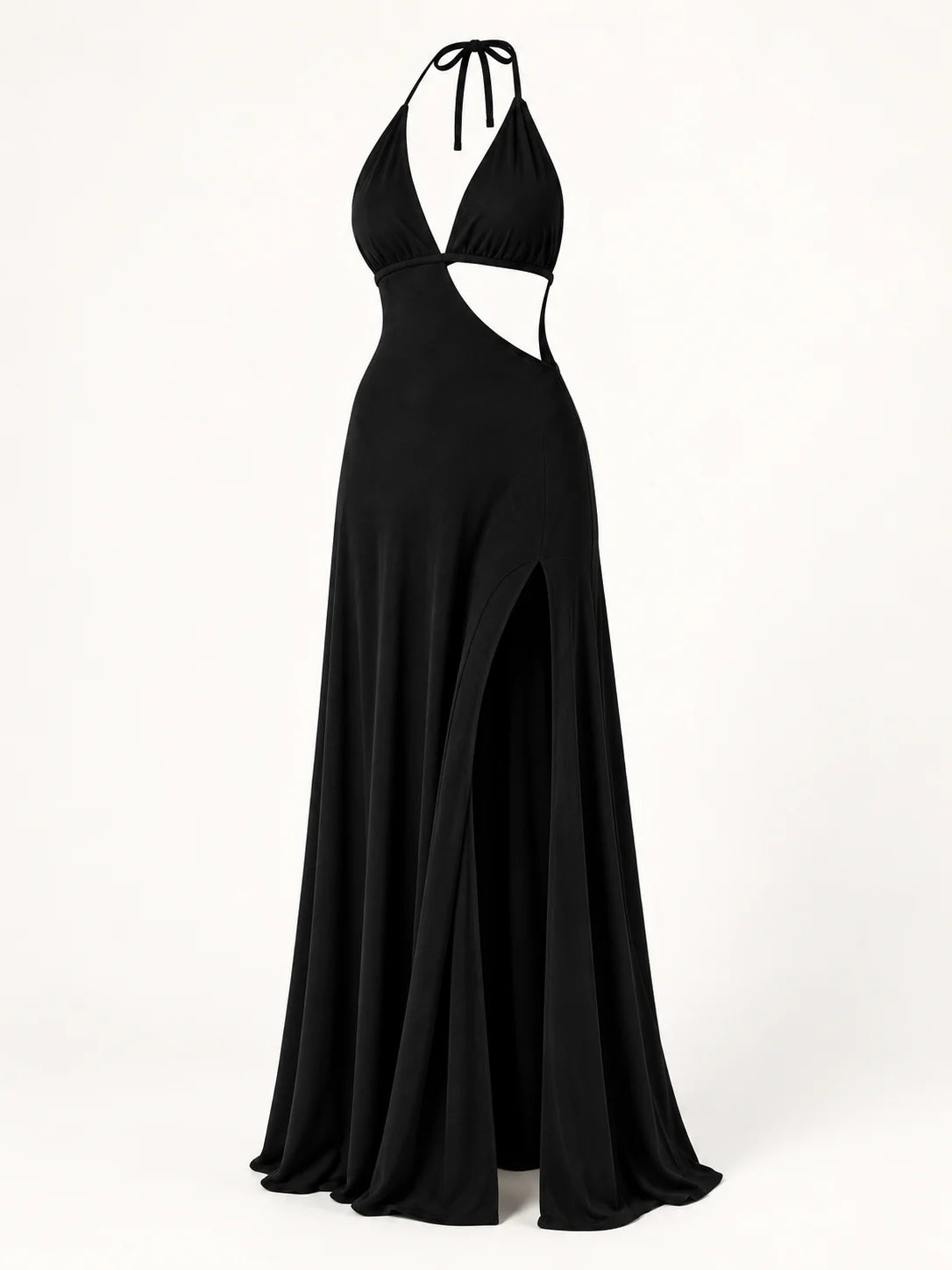 Marta - Vestido maxi con escote y apertura · fotografía 1